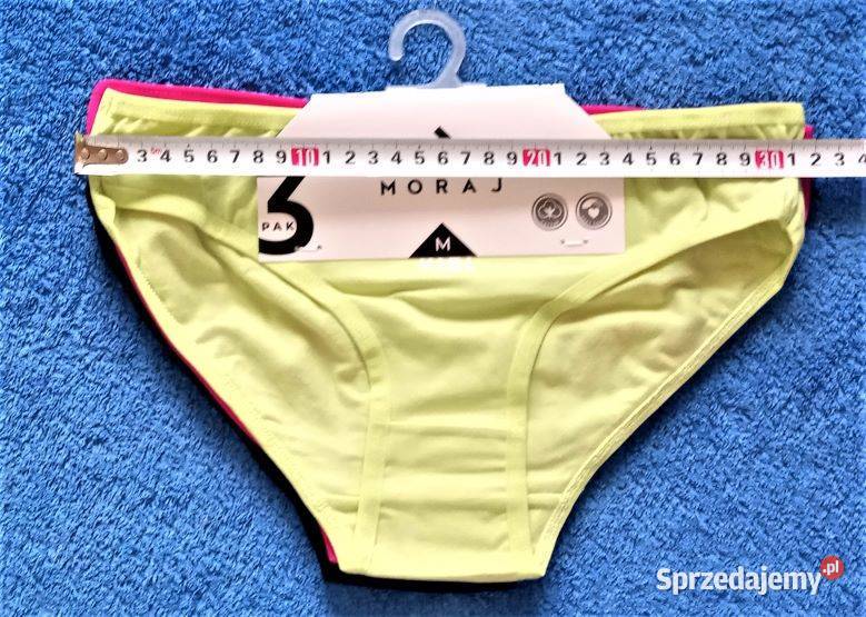 Bawełniane figi damskie Moraj 3pary rM Figi i stringi mazowieckie Warszawa