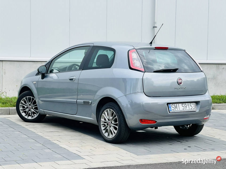 Fiat Punto Evo 12 Benz dużym serwisie szary śląskie