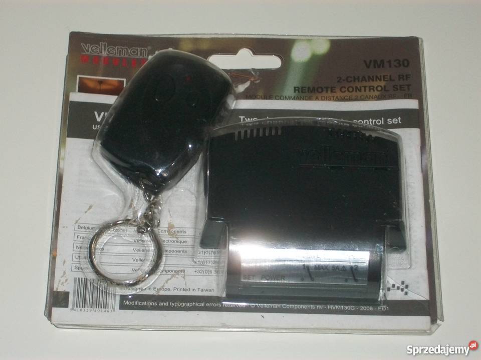 UWAGA OKAZJA 50 Sterownik radiowyVelleman VM130 Łódź
