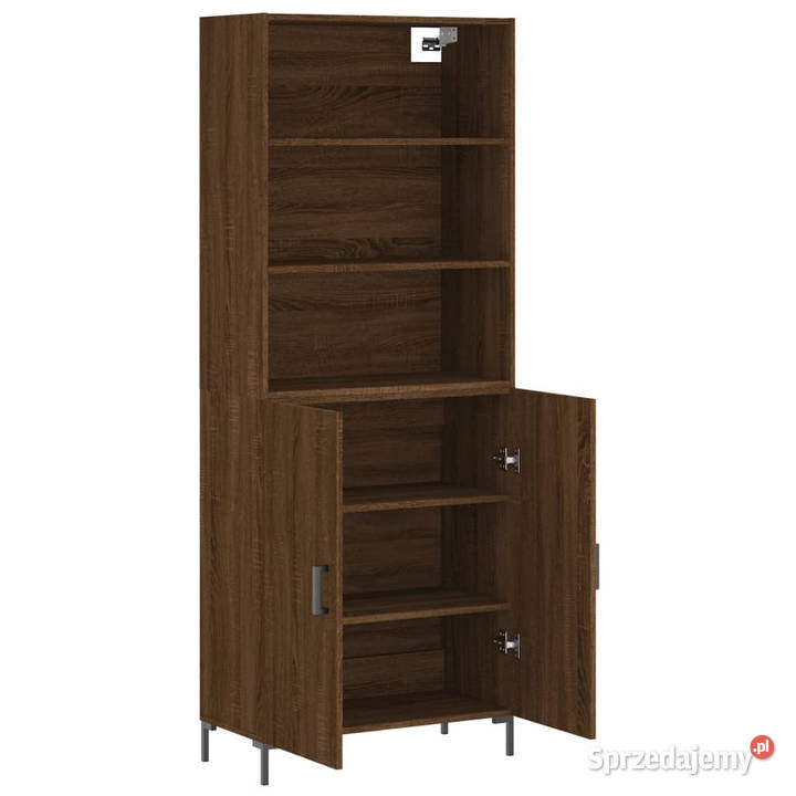 Witrynka brązowy dąb 695x34x180 materiał Warszawa sprzedam