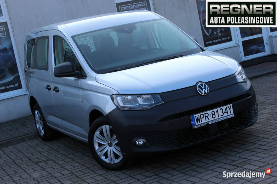 Volkswagen Caddy SalonPL FV23 Hak Lane Assist wspomaganie kierownicy Samochody osobowe