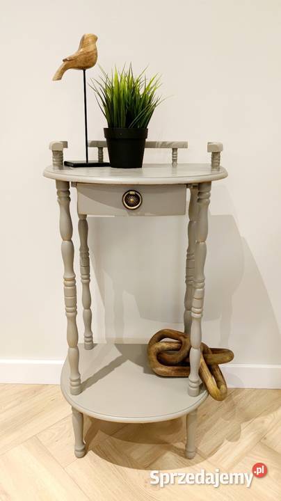 Etażerka konsolka z szufladą 30cm Zgorzelec