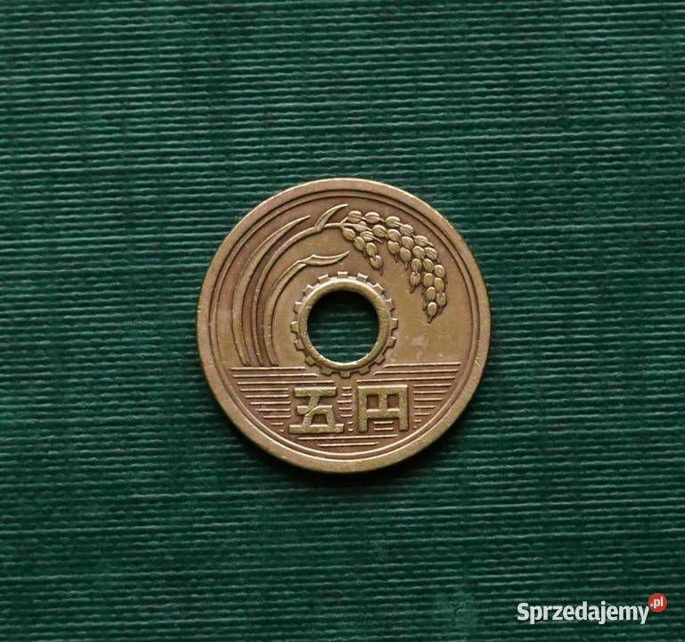 JAPONIA 5 jenów 1980r śląskie Gliwice