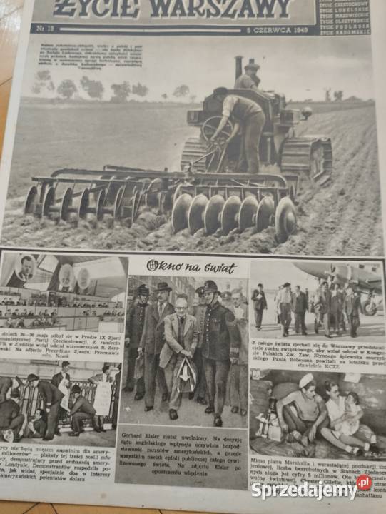 Życie Warszawy dodatek z 194950 i 51 r Ostrowiec Świętokrzyski