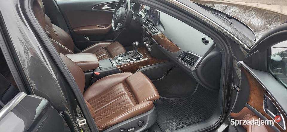 Audi A6 C7 Sedan 2012 181 Brązowe skóry ACC 2 autoalarm