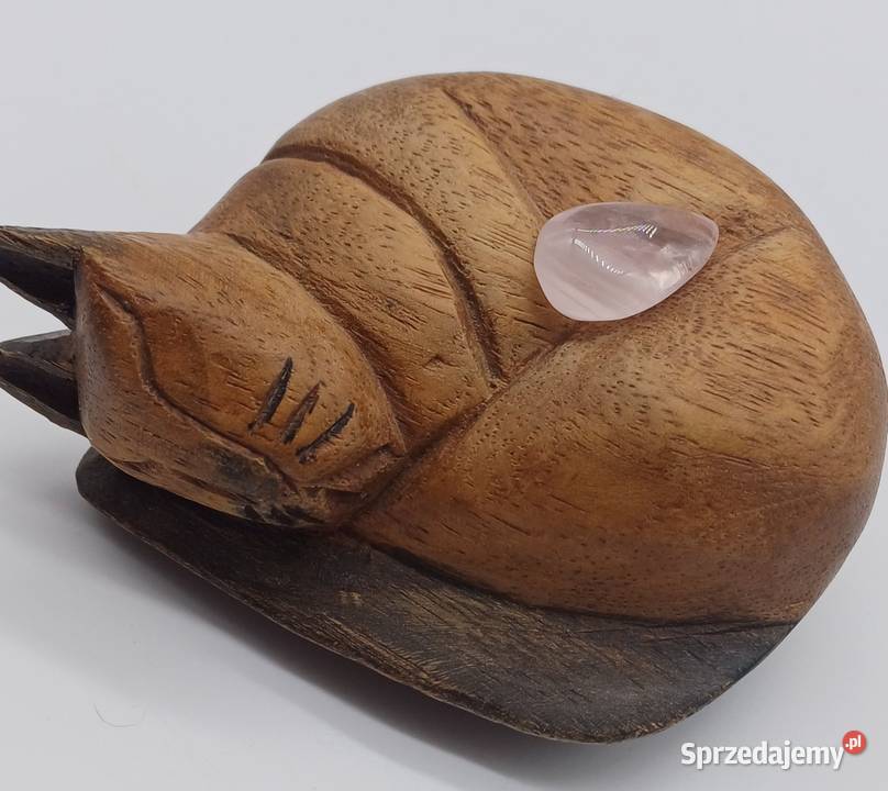 Piękny kwarc fantomowy różowy 22x14mm kolekcja warmińsko-mazurskie