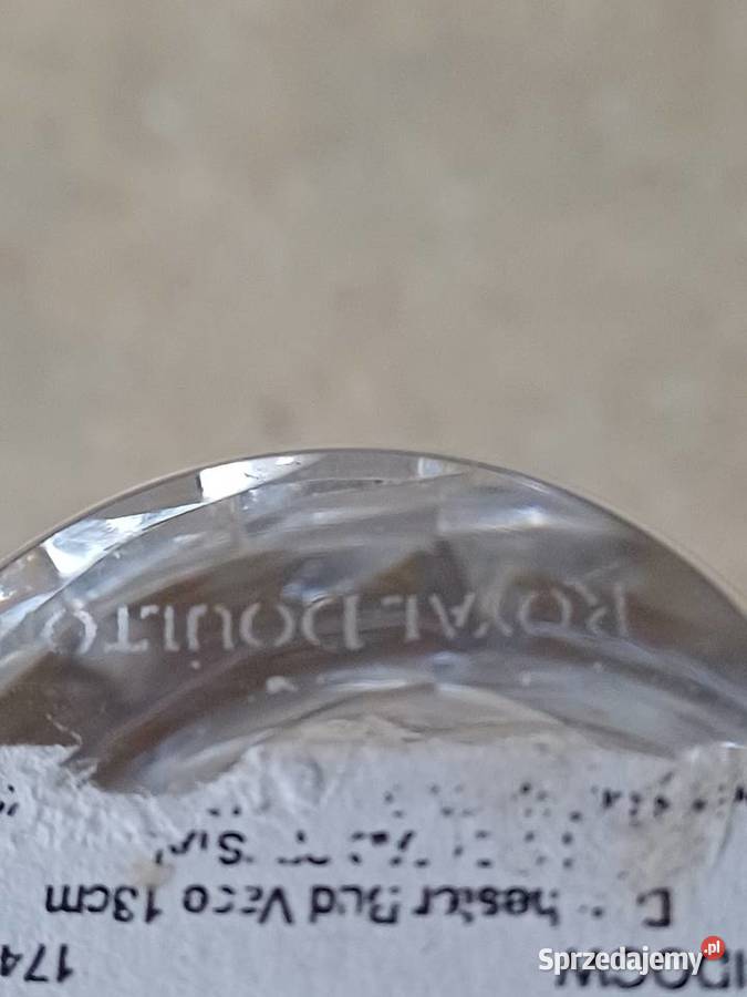 Vintage wazon krysztalowy