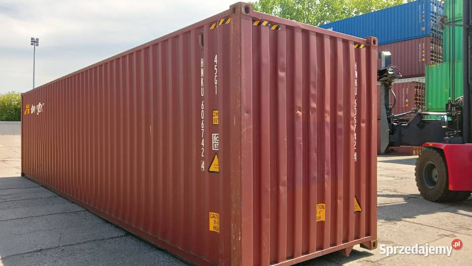 Kontener morski 40 HC IICL 12 metrowy POLKONT Magazynowanie Lublin