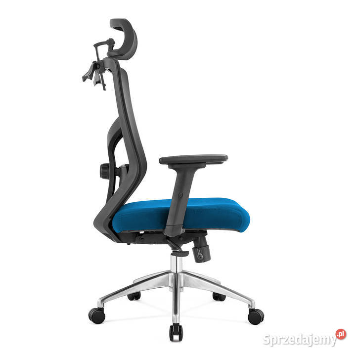 Fotel biurowy ergonomiczny Rosa niebieski ANGEL Fotele i krzesła obrotowe Jarosław sprzedam
