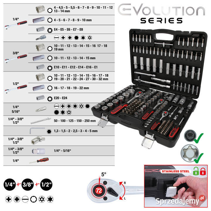 Zestaw kluczy nasadowych KS Tools 9170779 179 Kraków sprzedam