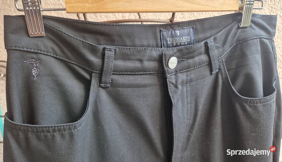 Spodnie Trussardi czarne nowe rozmiar 33 Lublin