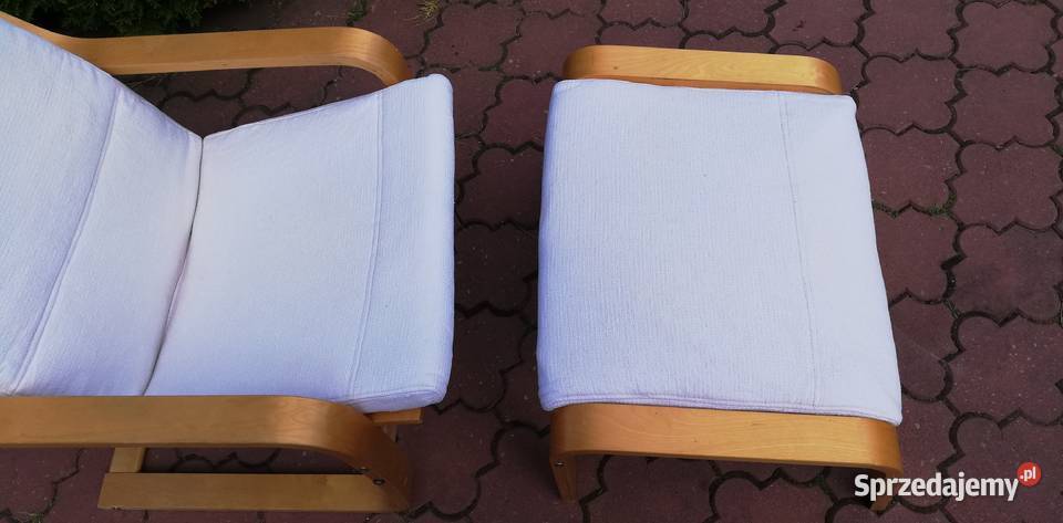 Fotel podnóżek bujany krzesło relaks Sulbiny