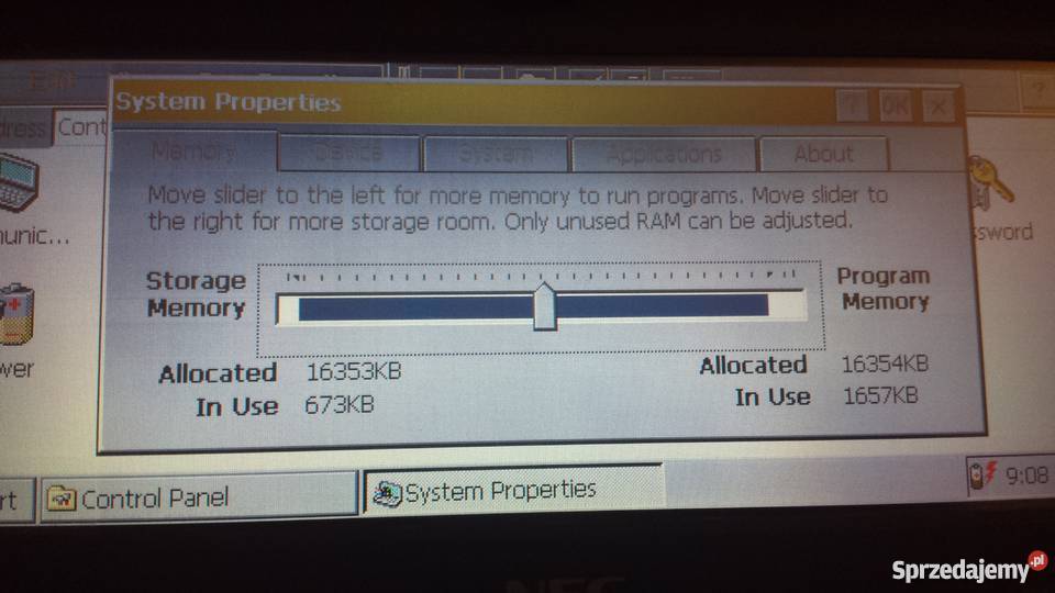 NETBOOK NEC MobilePro 780 Mały Netbook Komputery Kraków sprzedam