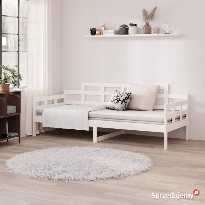Łóżko dzienne białe lite drewno sosnowe 90x200 Warszawa sprzedam