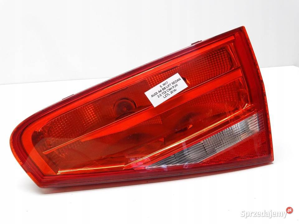 LAMPA PRAWA PRAWY TYŁ TYLNA W KLAPE AUDI A4 B8 Lampy przednie małopolskie
