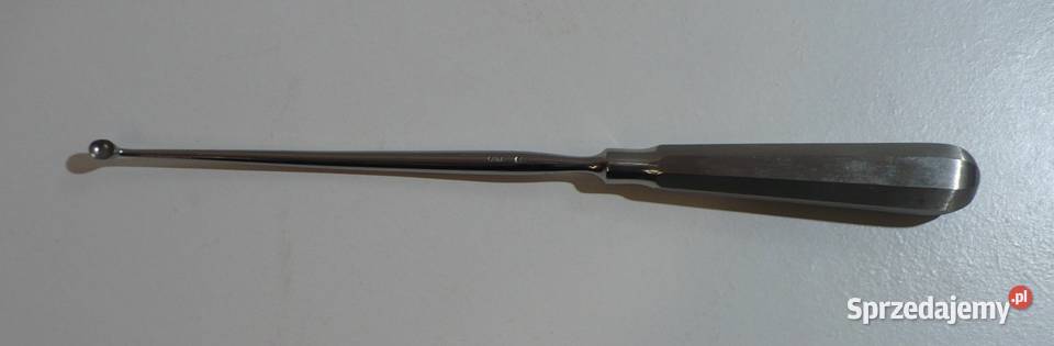 Łyżeczka kostna ostra owalna zakrzywiona fi 6 Białystok