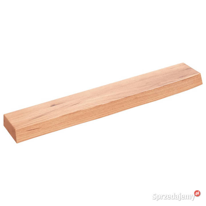 Półka jasnobrązowa 60x10x4 lakierowane lite mazowieckie Warszawa