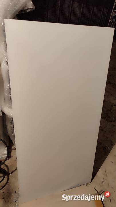 Płytki gres 120x60 białe gładkie pure white Płytki i fugi Nowe Iganie