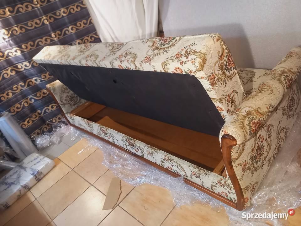 Sofa wersalka lirka wiosenne kwiaty Grójec sprzedam