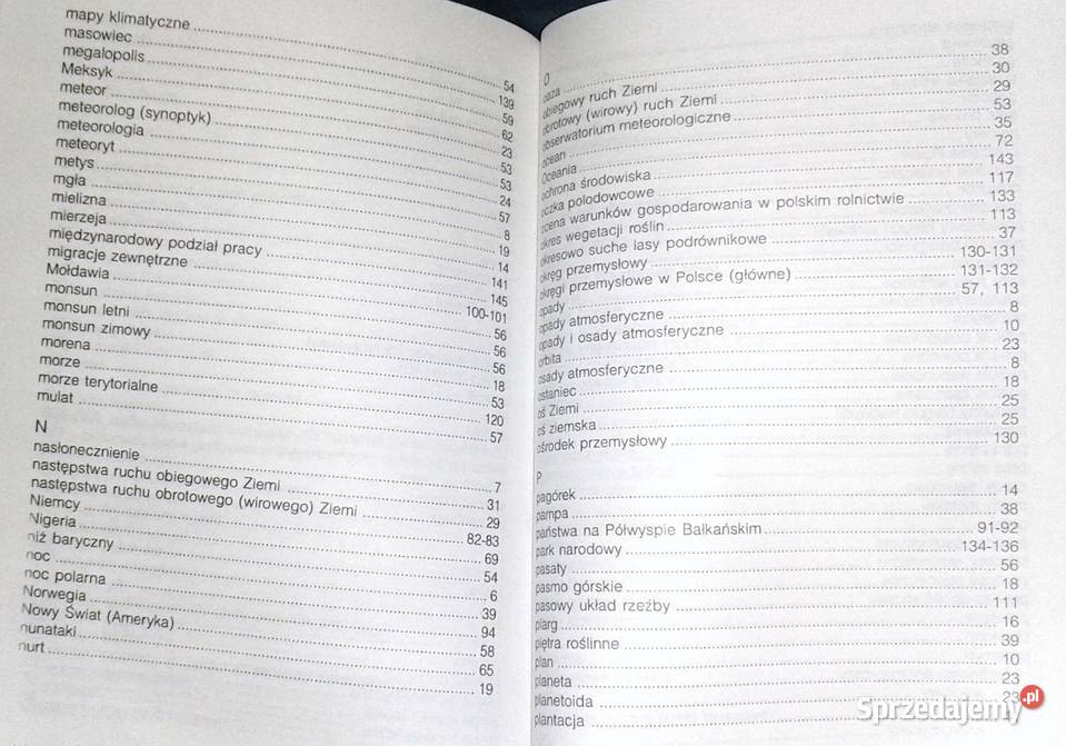 Geografia książka pomocnicza do nauki w szkole miękka Chełm