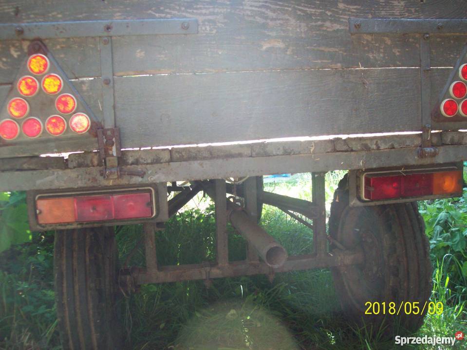 Przyczepa platforma rolnicza wóz do traktora Tyczyn
