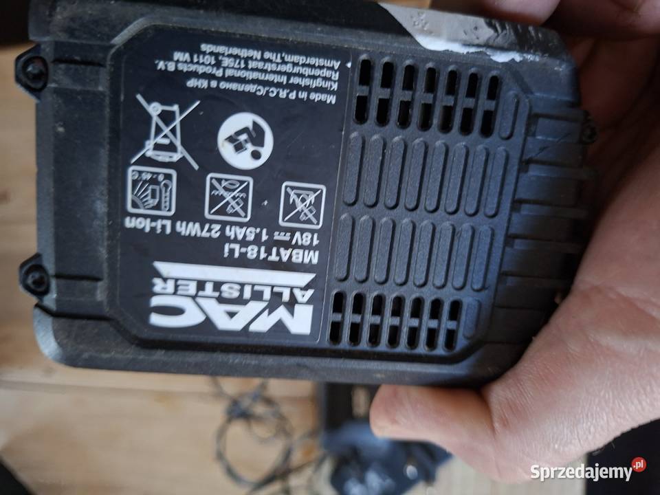 Akumulator Mc allister 2 sztuki plus ładowarka Krępa Słupska