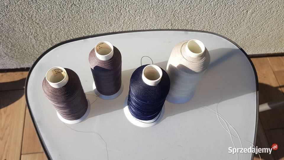 4 motki grubych nici Antyki, Sztuka, Kolekcje Myszków