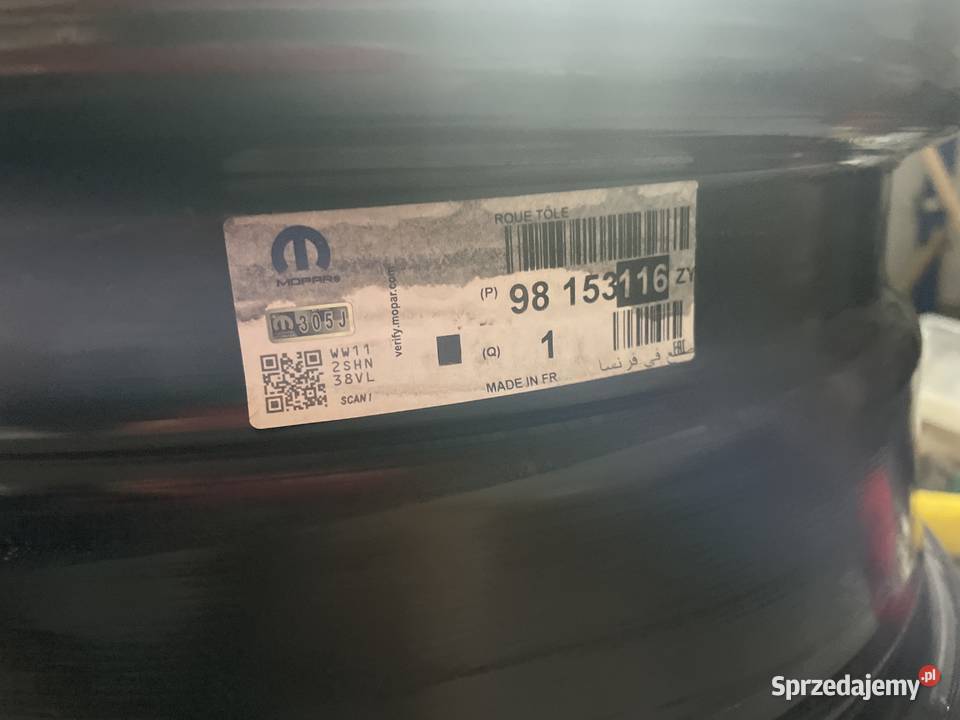 Felgi stalowe mopar dolnośląskie Siechnice