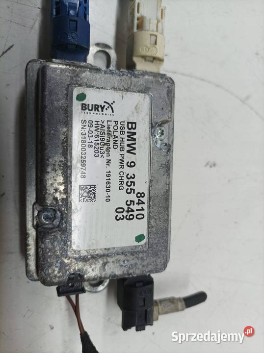 WZMACNIACZ STEROWNIK MODUŁ USB 9355549 Bmw Seria