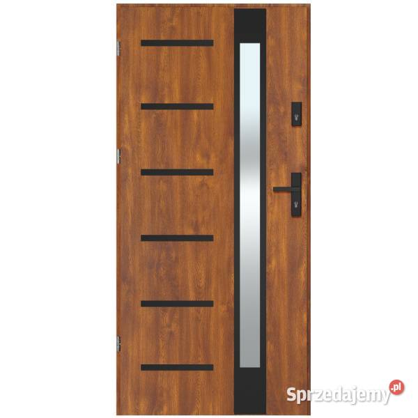 NOWE DRZWI THERMO MODENA NERO CIEPŁE WZMACNIANE Częstochowa sprzedam