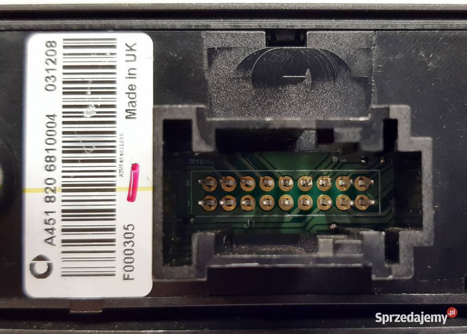 Panel Włącznik Awaryjnych SMART FORTWO 451 dolnośląskie Mielęcin