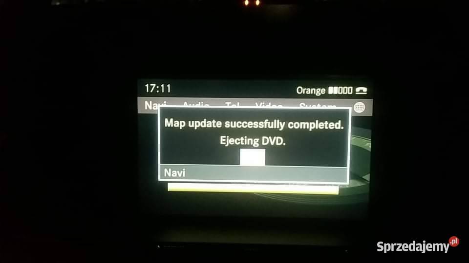 Aktualizacja map MERCEDES COMAND ONLINE NTG 45 5