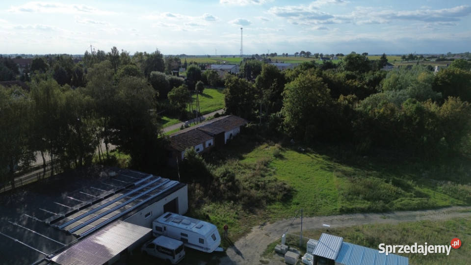działka przemusł z mediami utwardzona Stolno