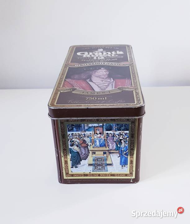 Stara puszka pudełko whisky Ruda Śląska