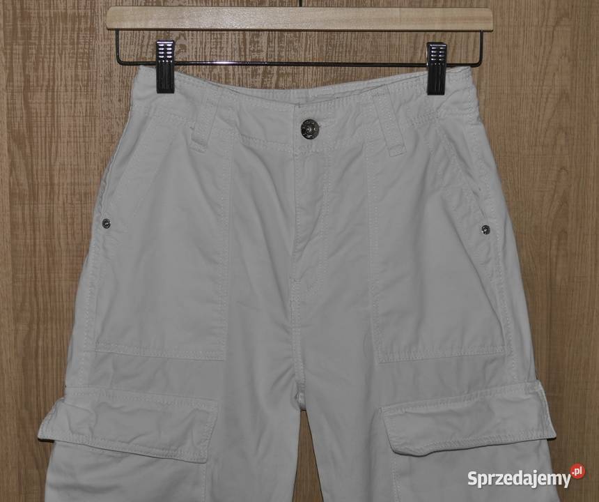 Bershka Cargo świetne spodnie bojówki 34 XS Wrocław sprzedam