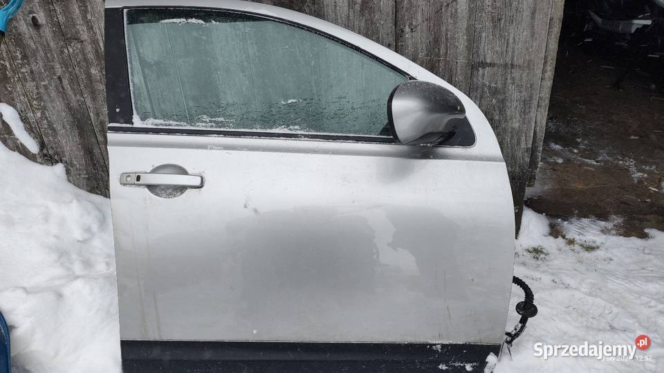 Drzwi Lewe Nissan Qashqai I j10 Srebrne Polift Drogojówka