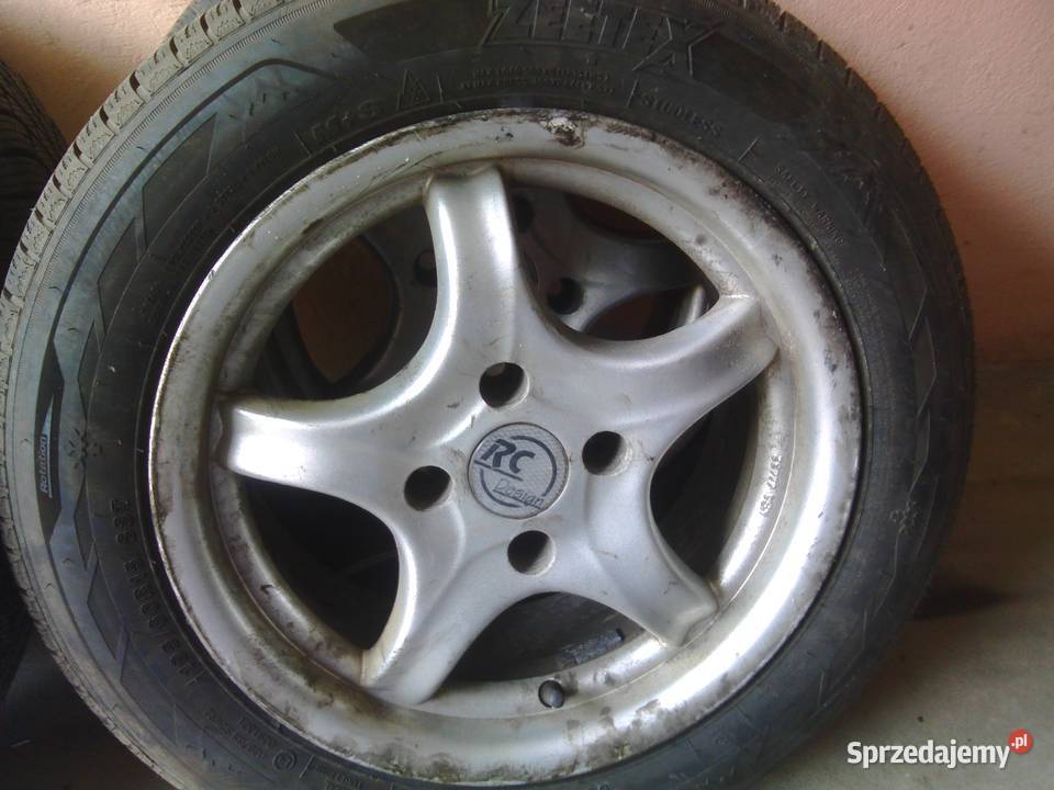 Sprzedam zimowe opony z alufelgami bez