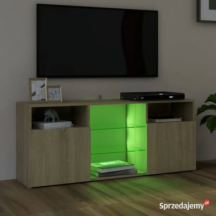 Szafka TV z oświetleniem LED dąb sonoma RTV Dom i Ogród sprzedam