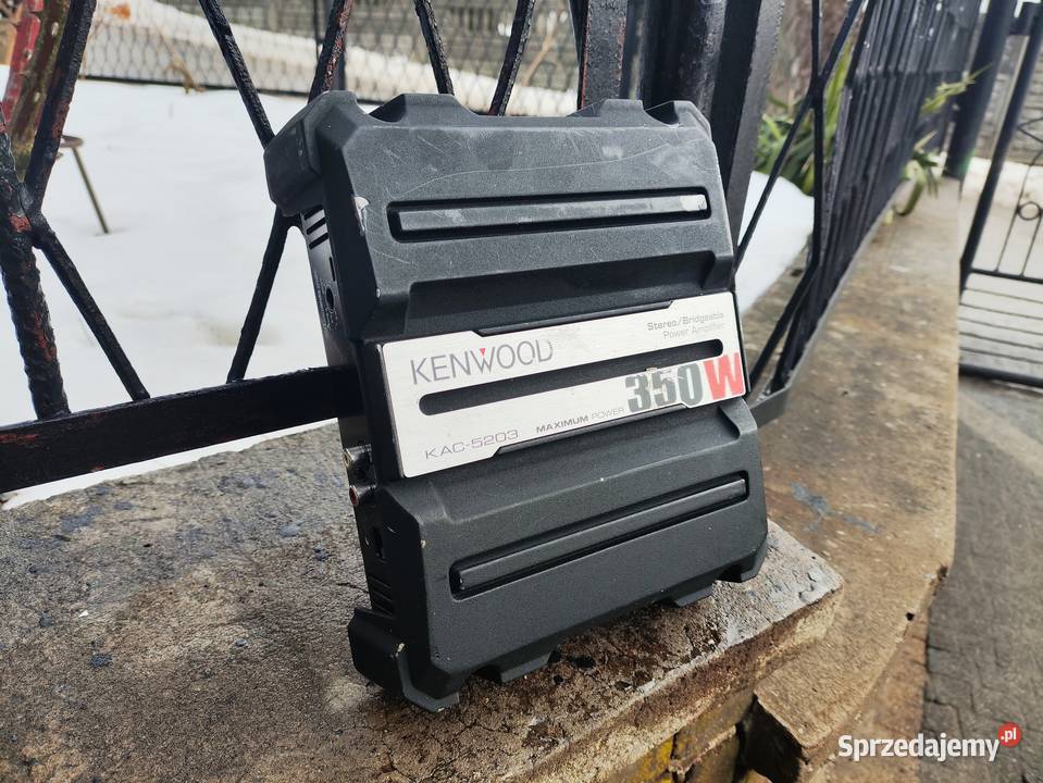 Wzmacniacz samochodowy 2 kanałowy Kenwood śląskie Niegowonice