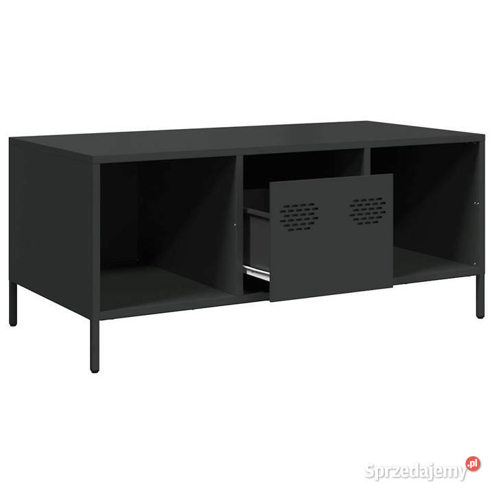Stolik kawowy czarny 1015x50x435 stal WM851274 Warszawa