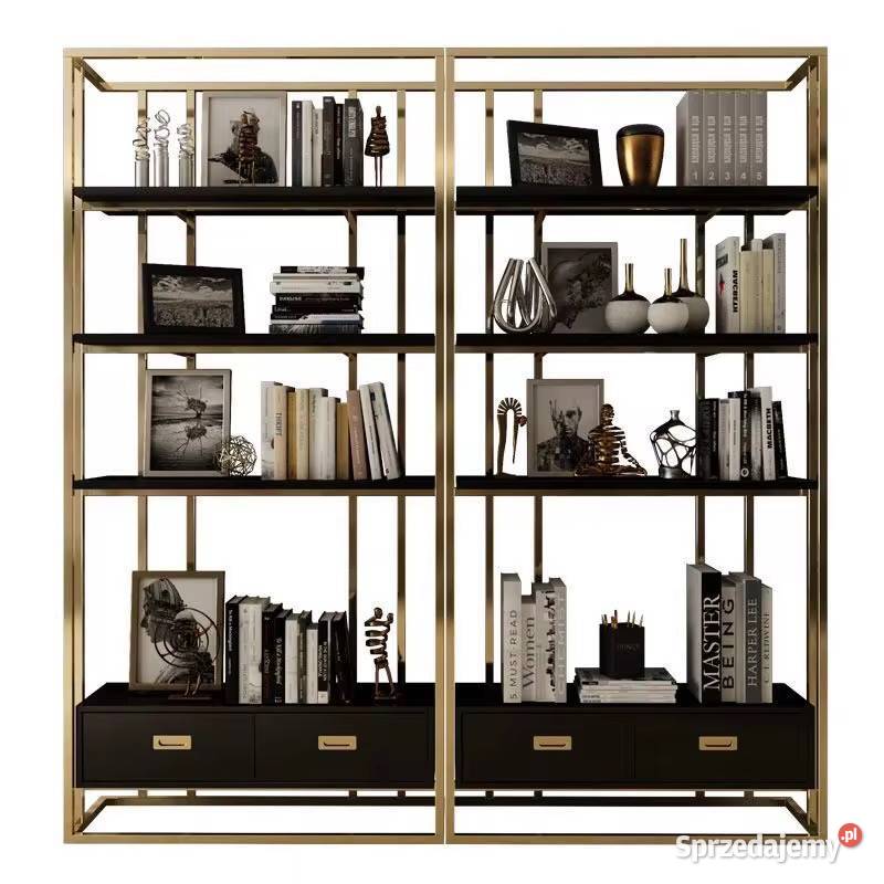 Regał złoty ze stali nierdzewnej Anew Black Golkowice sprzedam