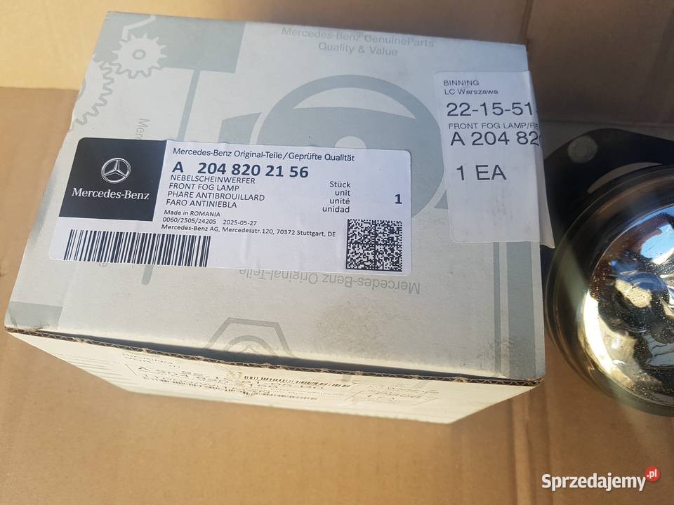 halogen Mercedes ML 164 lewa strona Gdańsk