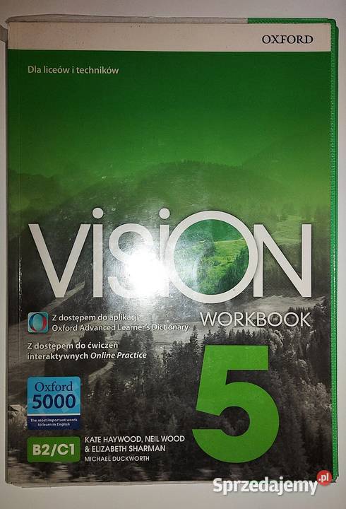 Vision 5 Workbook kod online sprzedam