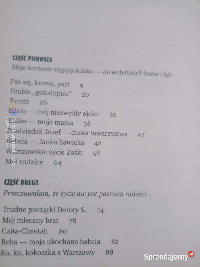 Sumińska Autobiografia książki urlop wakacje Warszawa