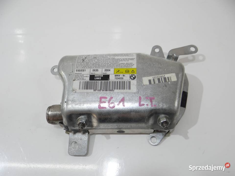 PODUSZKA AIRBAG LEWY TYŁ BMW E60 E61 7034059 Strzyżewice sprzedam