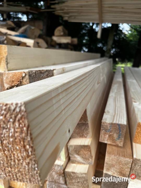 Kantówka sucha strugana 70x70 65x65 45x45 świerk Bzianka