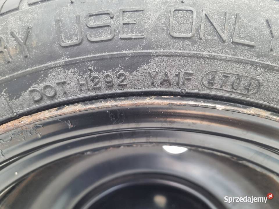 KOŁO DOJAZDOWE ZAPASOWE Kia Hyundai Coupe 12570 Chełm