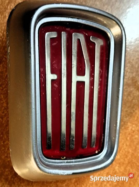 Znaczek FIAT Emblemat Plastik Galwanizowany Prl podkarpackie Tarnobrzeg