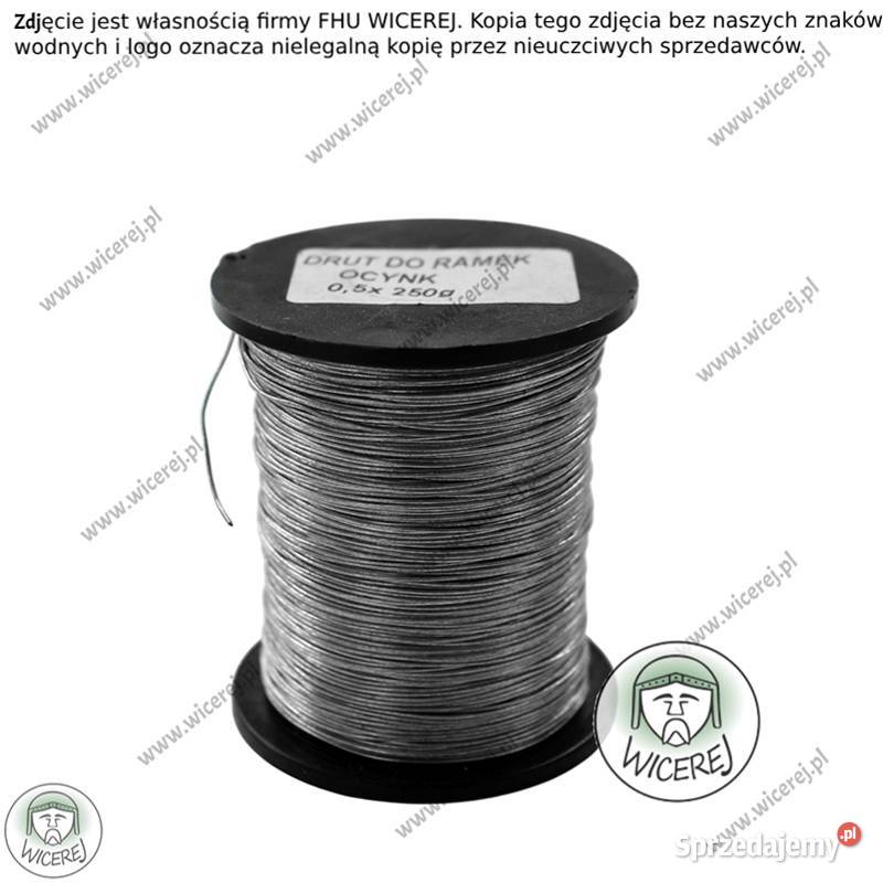 Drut pszczelarski do ramek 05mm 025 Ocynkowany Jaśliska