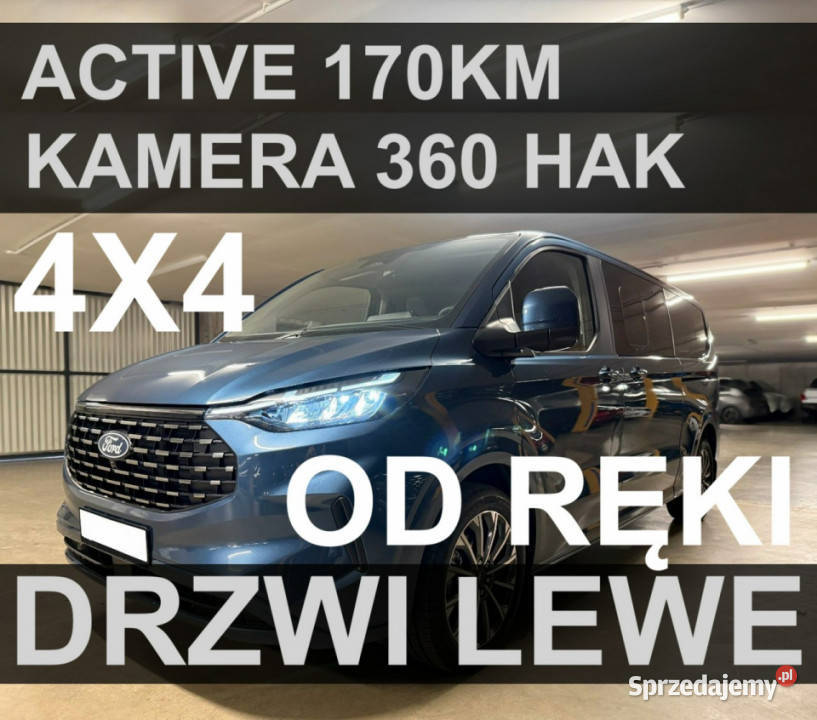 Ford Tourneo Custom 4x4 L2 Active 170 Kamera 360 Szczecinek